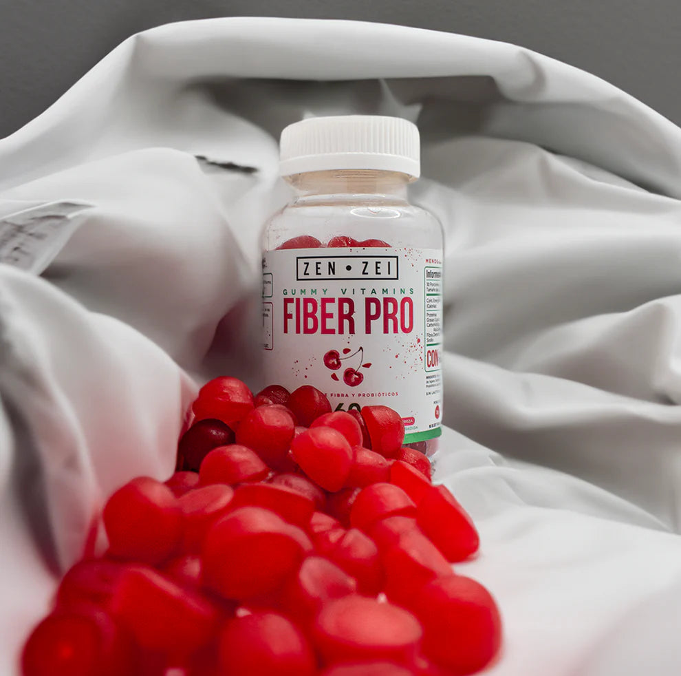 ZEN•ZEI Fiber Pro | Gummies de Fibra y Probióticos para el Bienestar Digestivo