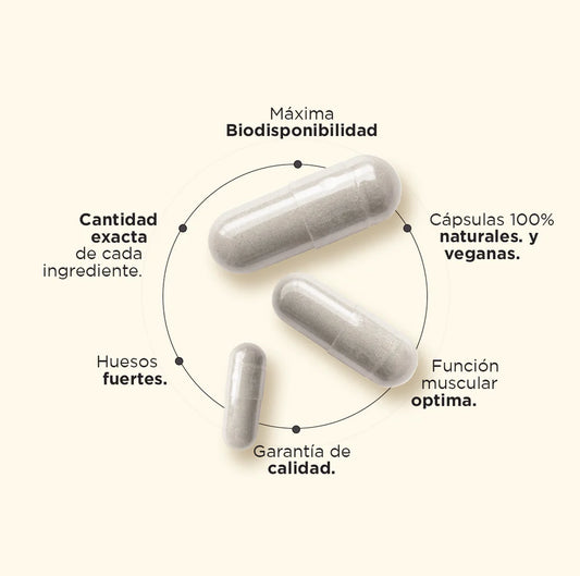 K2 + D3 | Suplemento Natural con Vitamina K2 y D3 para Bienestar Óseo y General