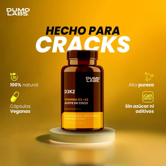 D3K2 | Suplemento con Vitamina D3 y K2 para Vitalidad y Bienestar Diario