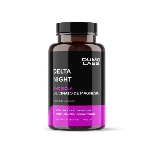 Delta Night | Suplemento Natural para el Descanso Nocturno – 60 Cápsulas Veganas