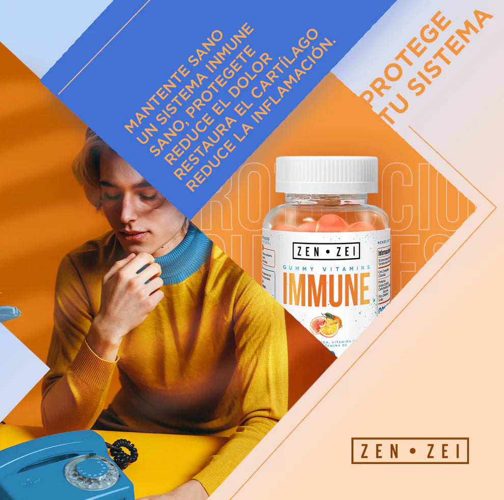ZEN•ZEI Immune Support | Gummies para el Bienestar del Sistema Inmunológico