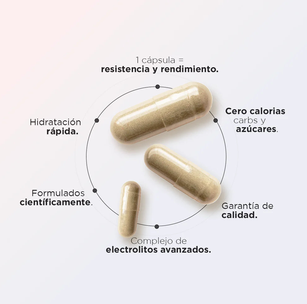 ZEN•ZEI Advanced Electrolytes | Electrolitos Avanzados para Hidratación y Rendimiento (30 / 60 cápsulas)