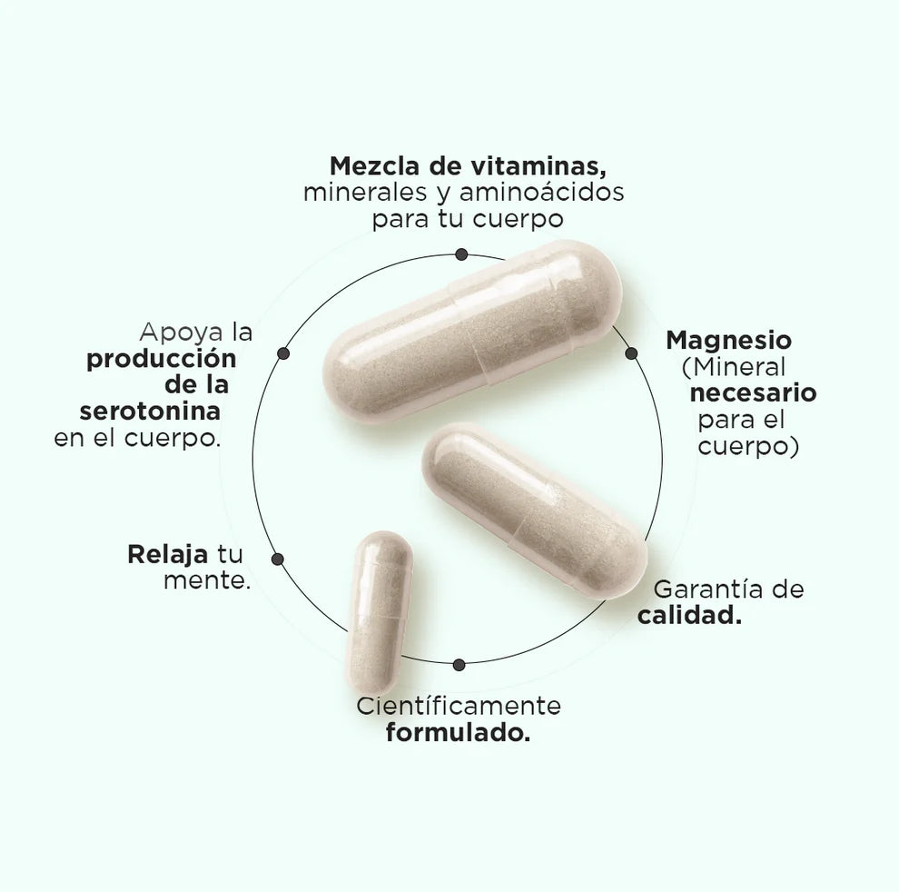 ZEN•ZEI Improving Mood | Suplemento Natural para Relajación, Estrés y Bienestar Emocional – 30/60 Cápsulas Veganas