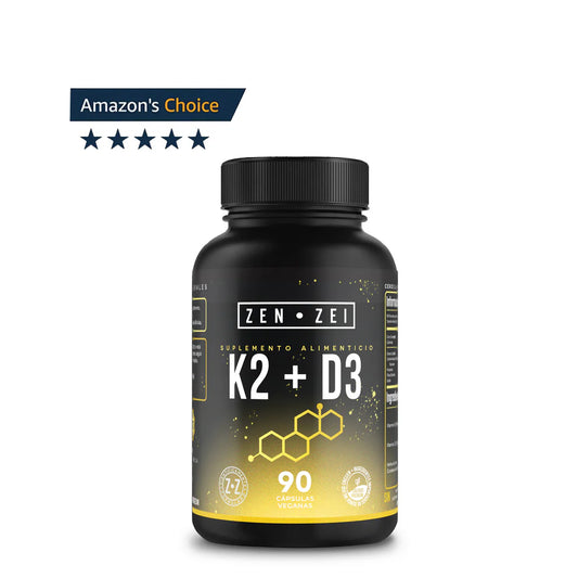 K2 + D3 | Suplemento Natural con Vitamina K2 y D3 para Bienestar Óseo y General